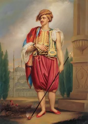 Ritratto di Thomas Hope in costume turco